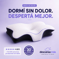 Almohada DescansaMás — Basta de vivir con dolor de cuello, espalda y cervicales 1