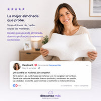 Almohada DescansaMás — Basta de vivir con dolor de cuello, espalda y cervicales 7