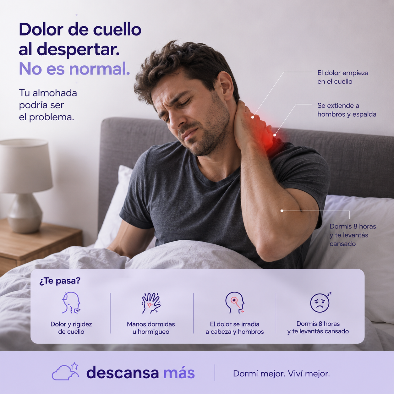Dolor de cuello al despertar